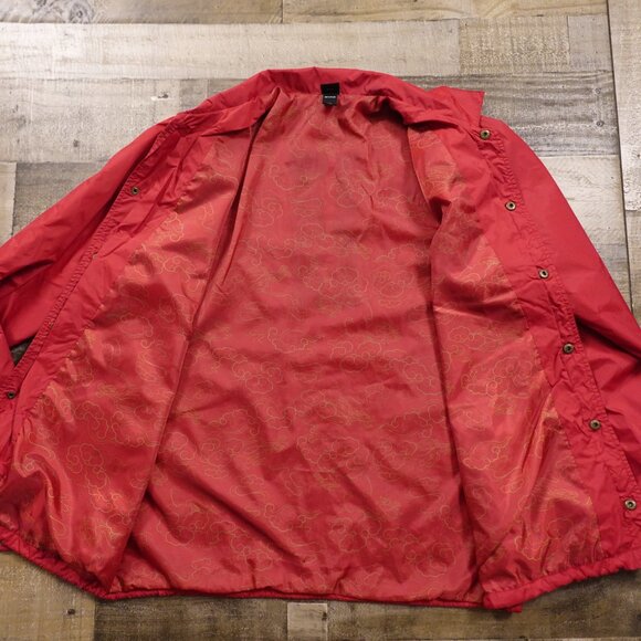 Disney Mulan Mushu Red Coach Jacket Men’s Size Large - Picture 11 of 12